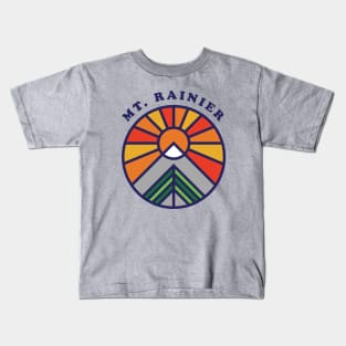 Mt Rainier National Park Kids T-Shirt